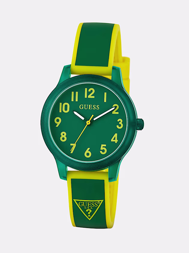 Triangle silicone analogue watch - GUESS