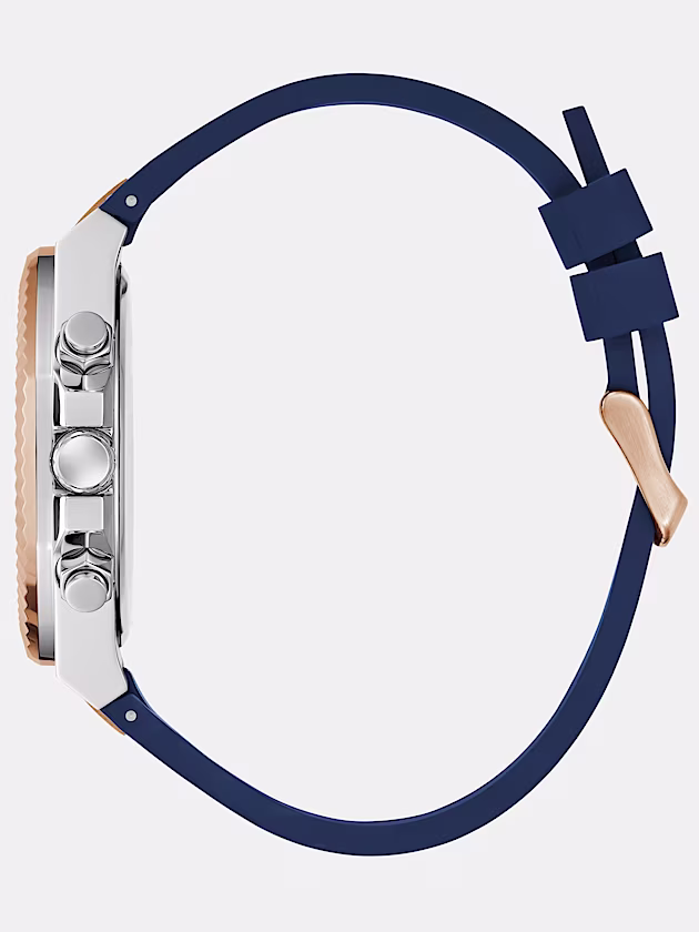 Genuine Leather multi-function watch - GUESS