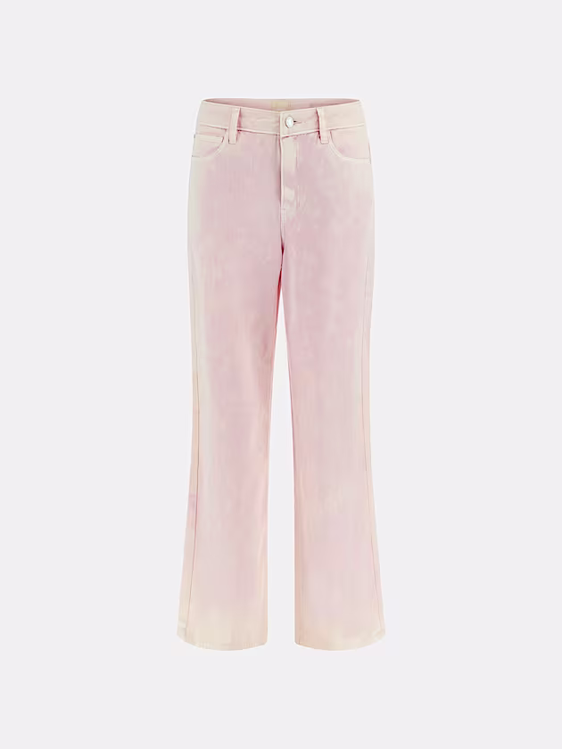 Bellflower wide-leg twill pants - GUESS