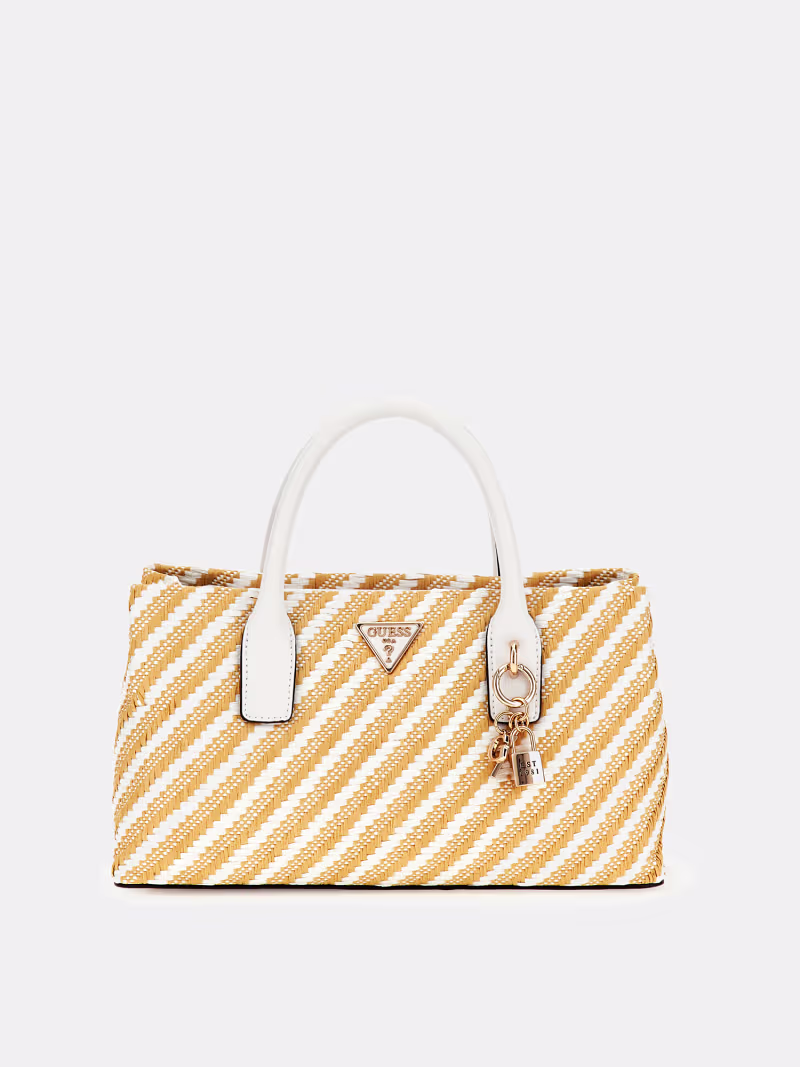 Simona raffia handbag - GUESS