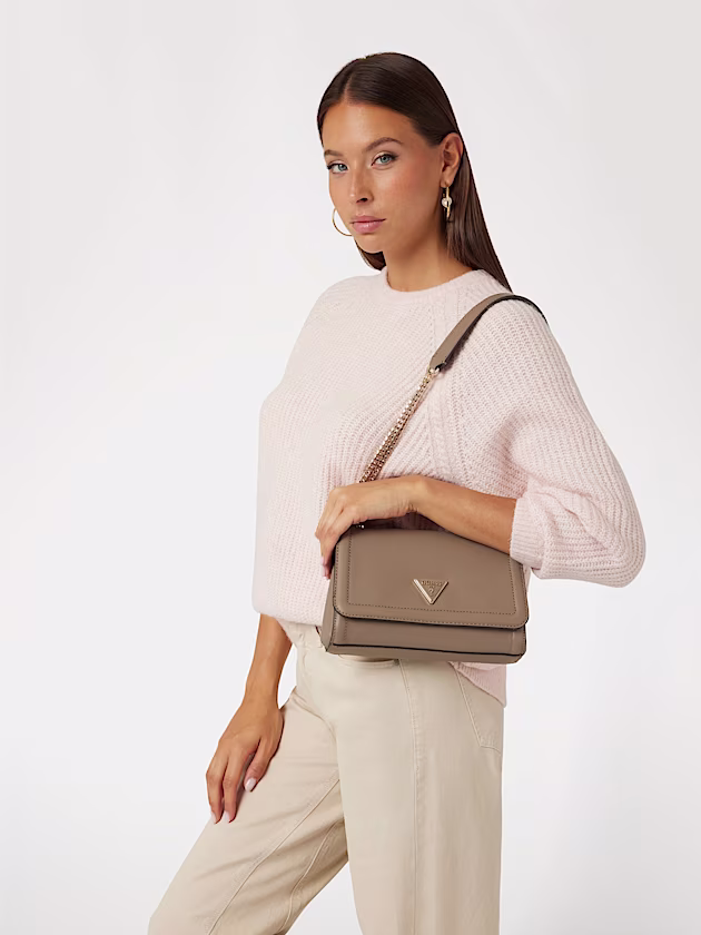 Noelle Saffiano Mini Crossbody Bag - GUESS