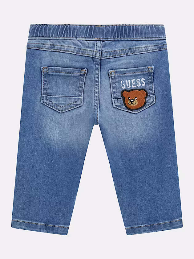 Printed logo jeans - GUESS