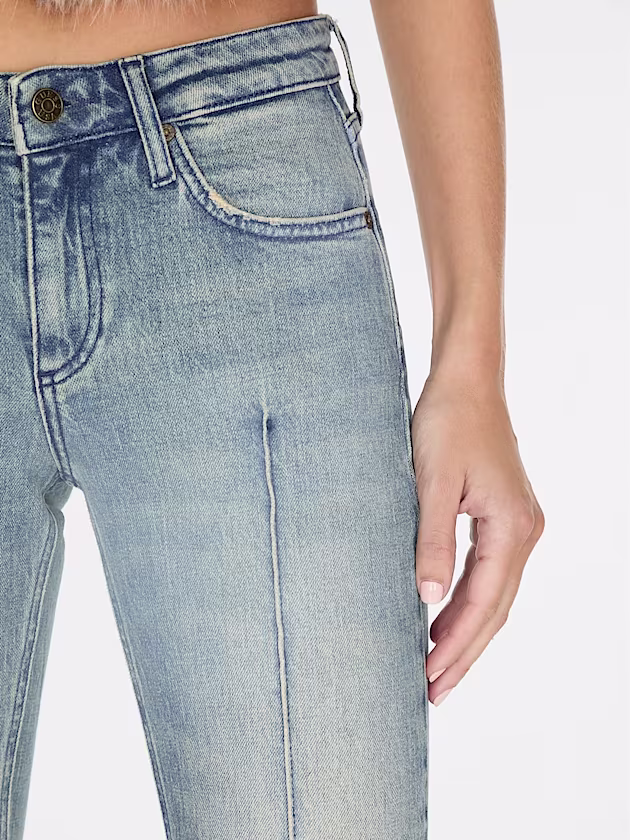 Mid rise flared denim pant - GUESS