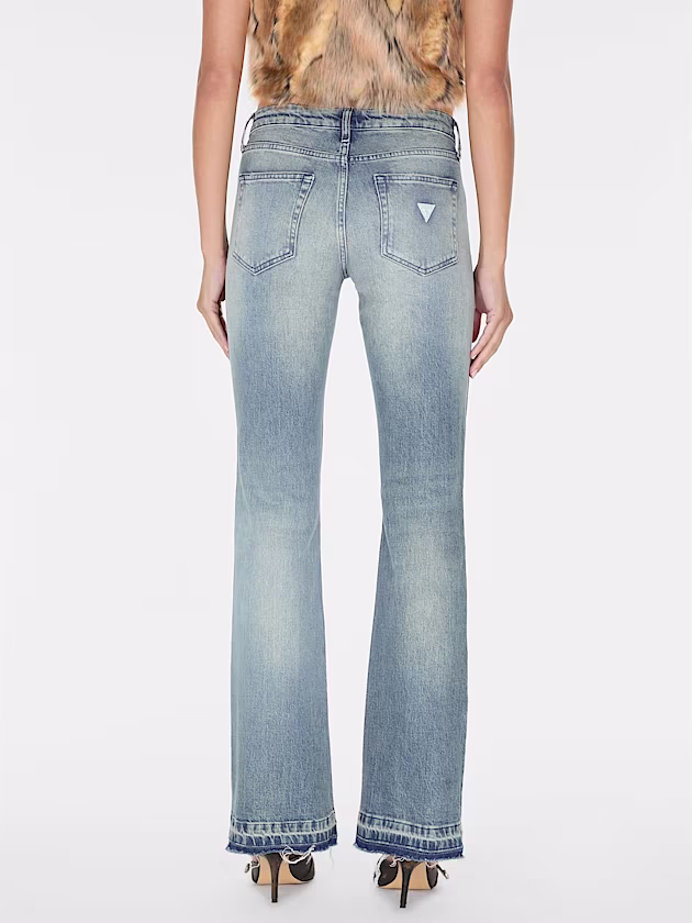 Mid rise flared denim pant - GUESS
