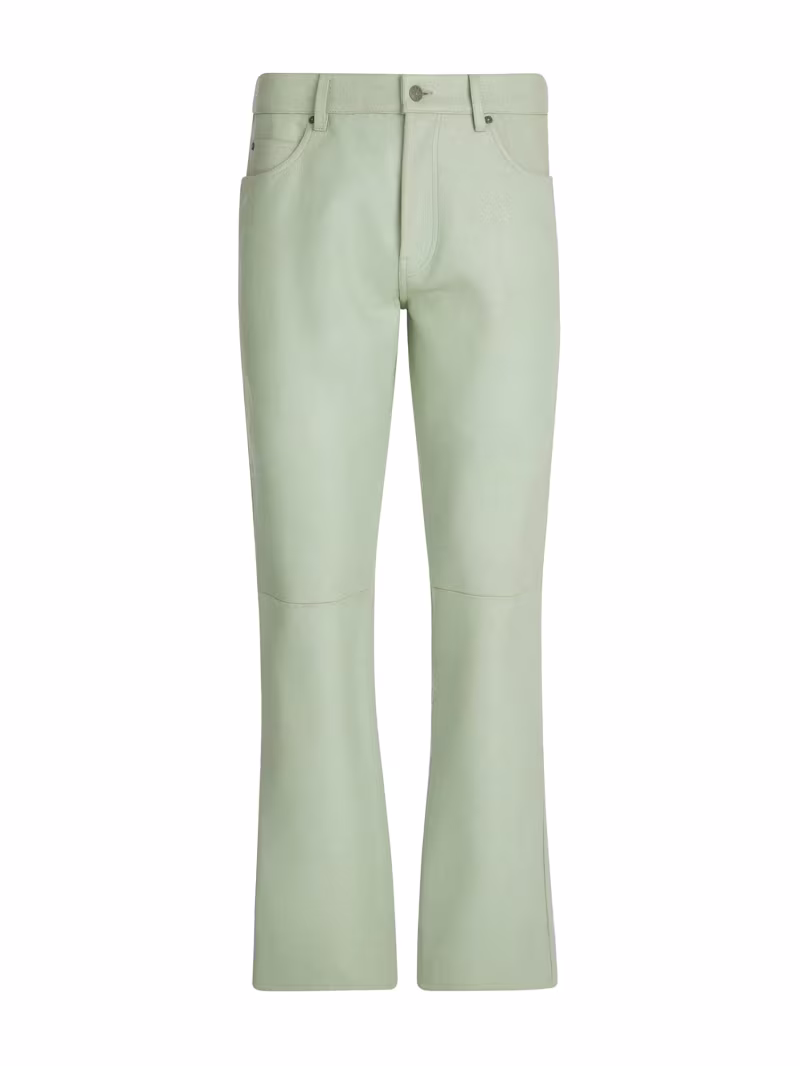 Crackled leather pants - GUESS