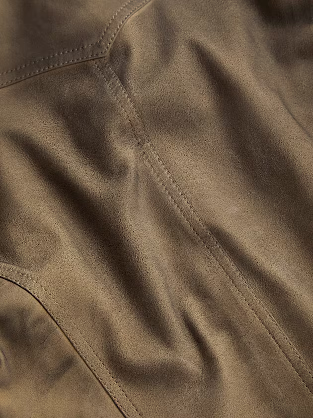 Regular fit suede shirt - GUESS