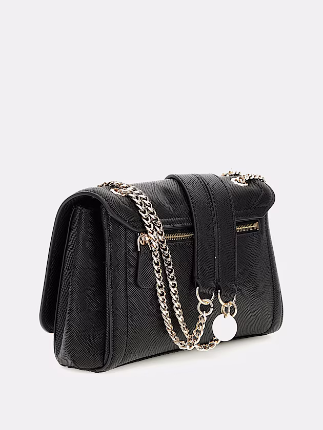 Noelle Saffiano Mini Crossbody Bag - GUESS