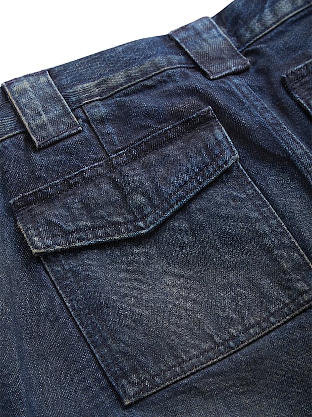 Low rise wide leg denim pant - GUESS