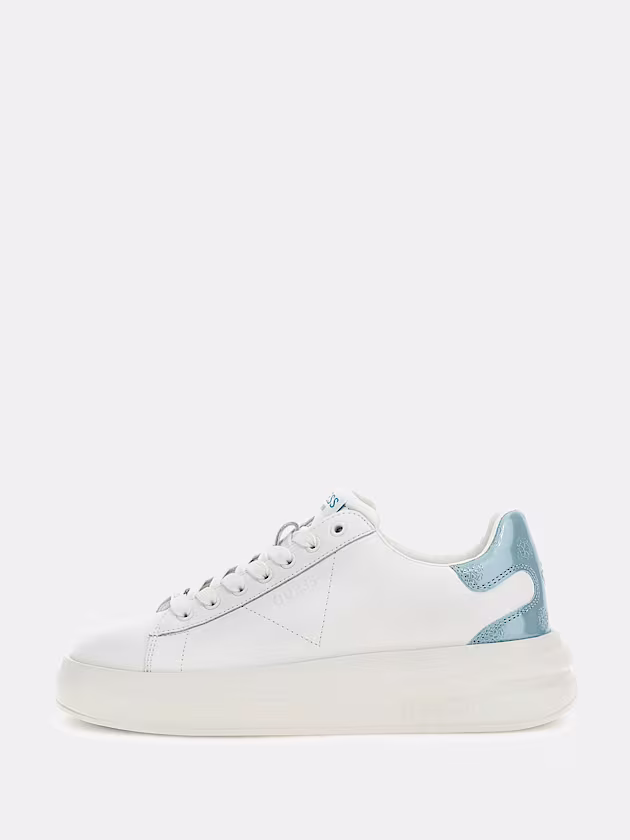 Elbina genuine leather sneaker - GUESS