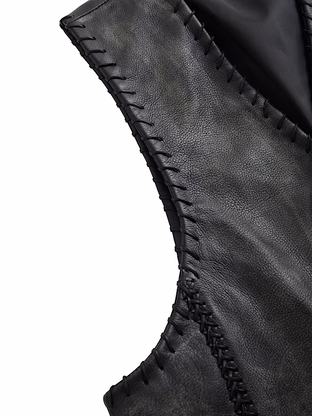 Leather vest - GUESS