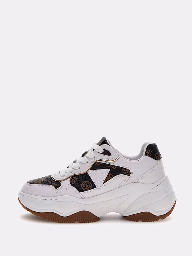 Hapyy 4G Peony Logo Running Shoe - GUESS