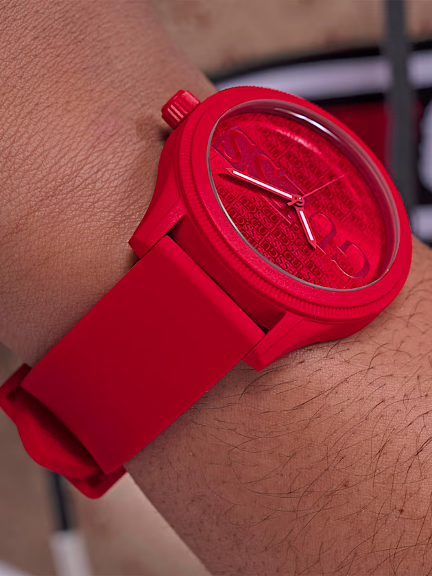 Analogue watch with logo detail - GUESS