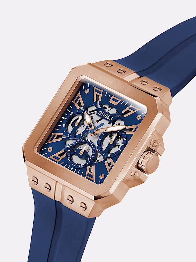 Silicone multi-function watch - GUESS