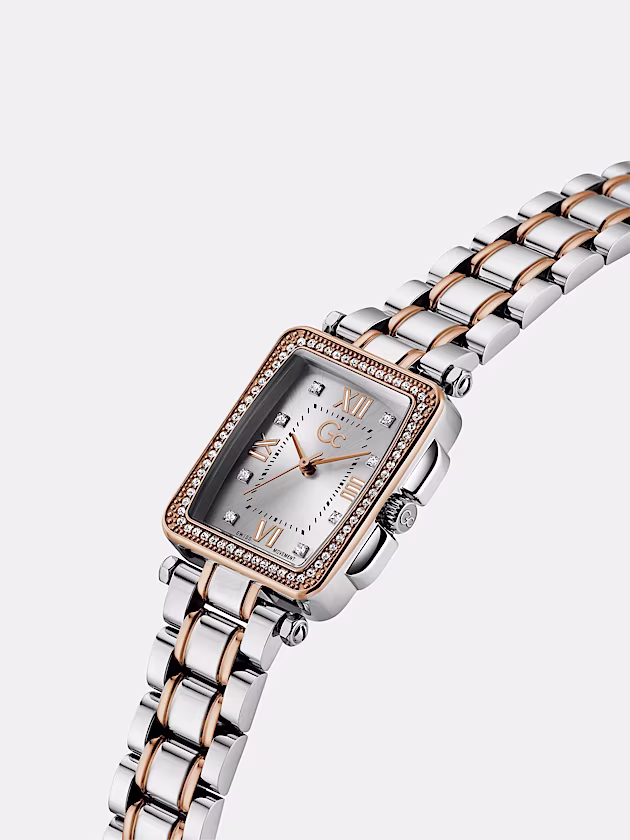 GC analogue quartz watch in stainless steel - GUESS