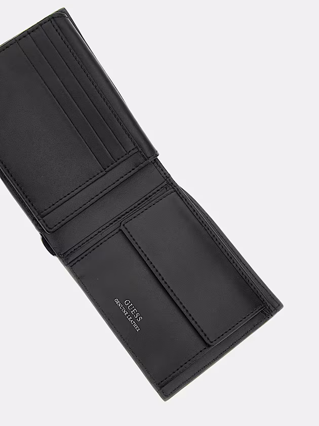 Barcellona genuine leather wallet - GUESS