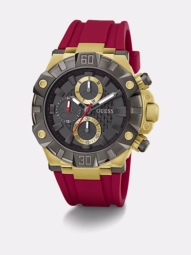 Silicone multi-function watch - GUESS