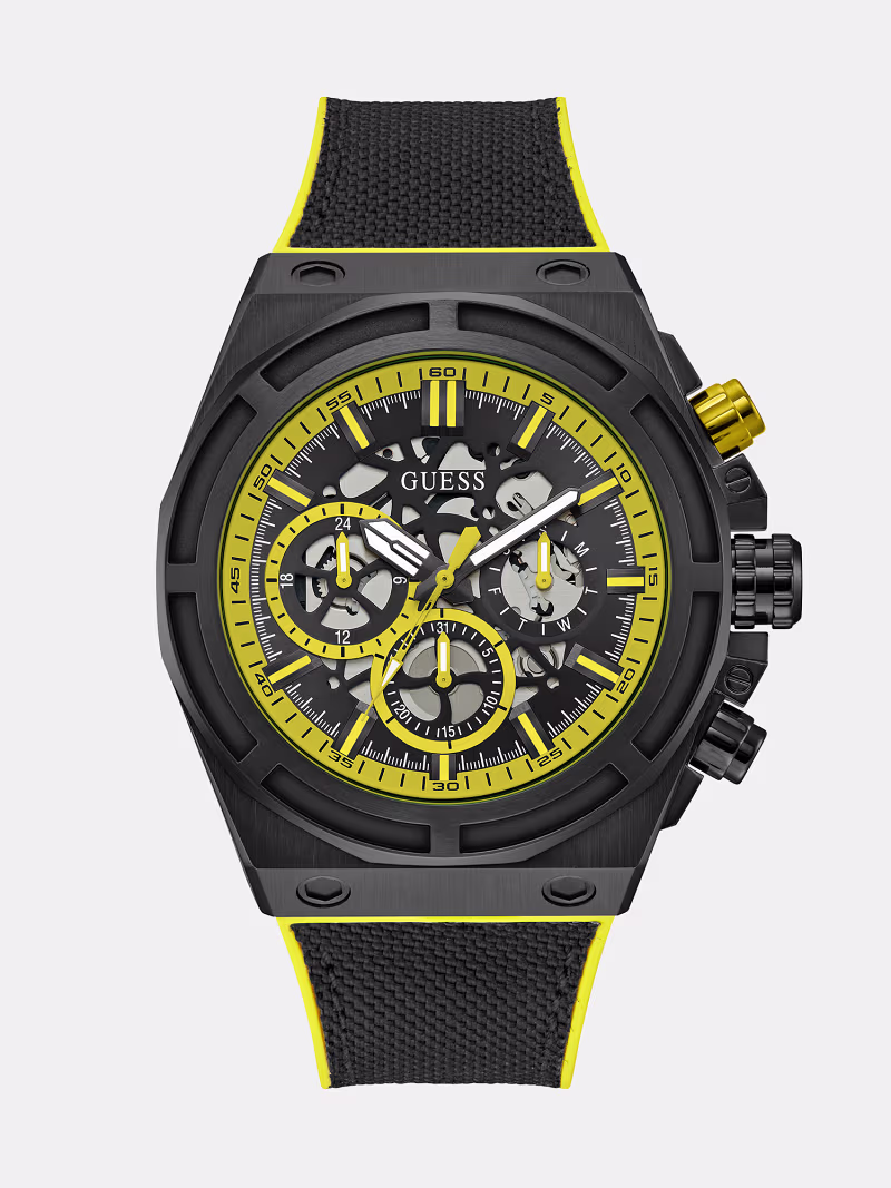 Silicone multi-function watch - GUESS