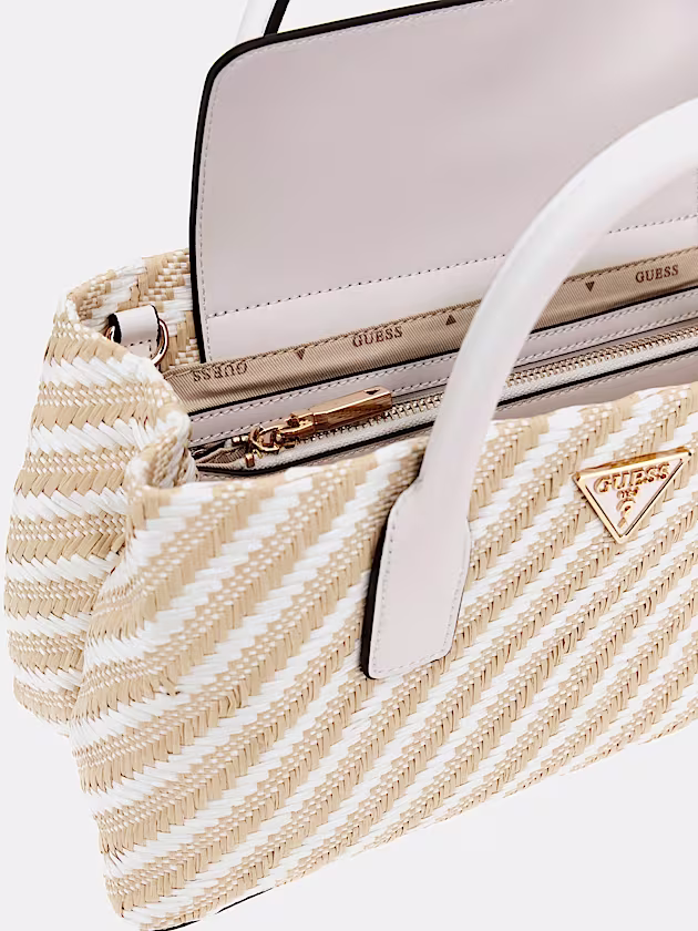 Simona raffia handbag - GUESS
