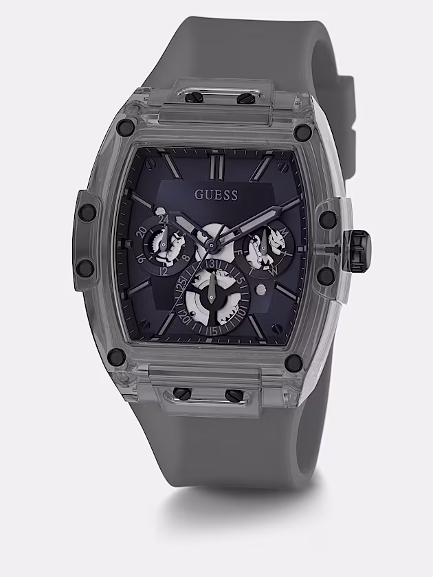 Silicone multi-function watch - GUESS