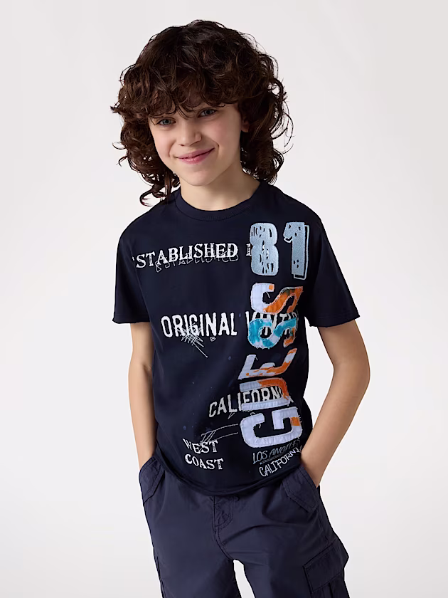 Logo embroidery t-shirt - GUESS