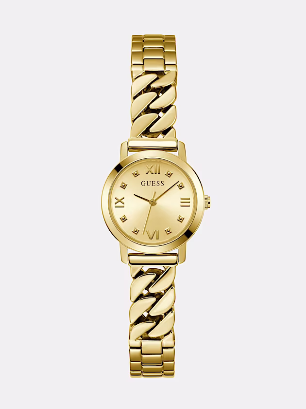 Analogue watch in recycled steel 25 mm - GUESS