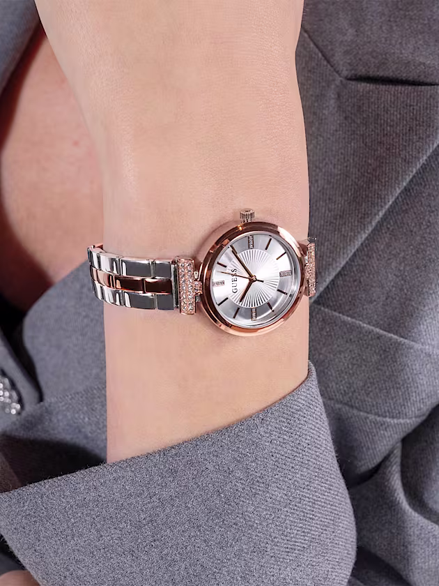 Crystal analogue watch - GUESS