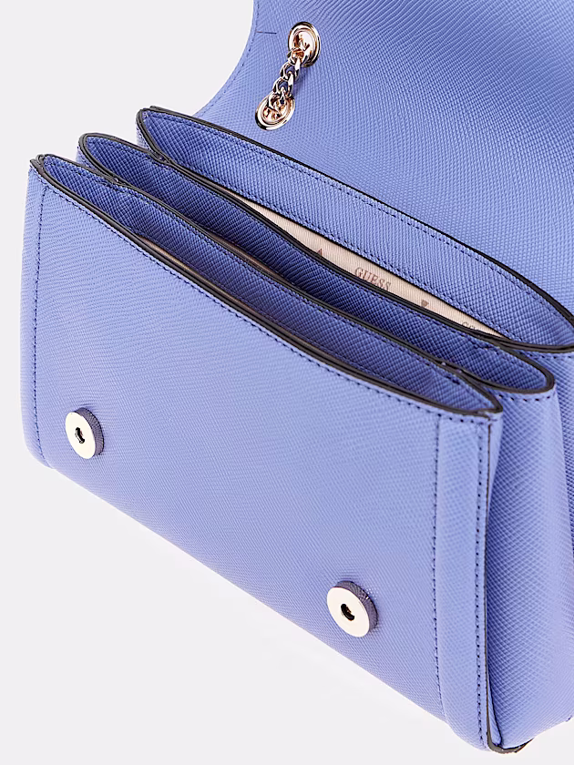 Noelle Saffiano Mini Crossbody Bag - GUESS