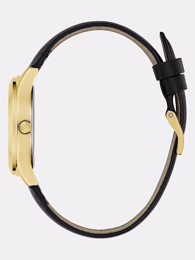 Genuine Leather analogue watch - GUESS