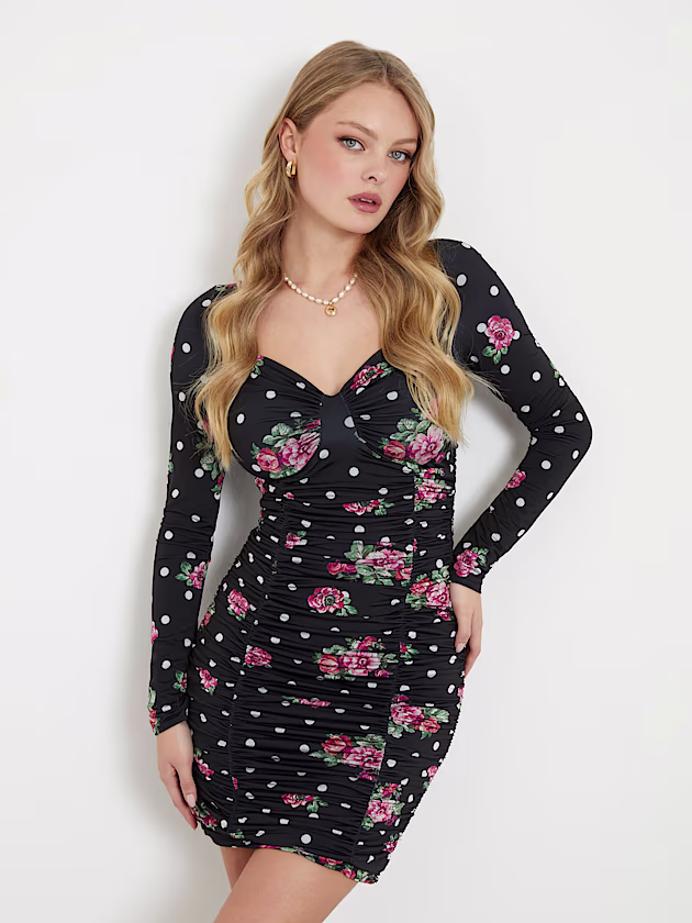 Polka dots mini dress - GUESS