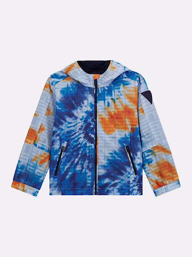 Printed windbreaker - GUESS