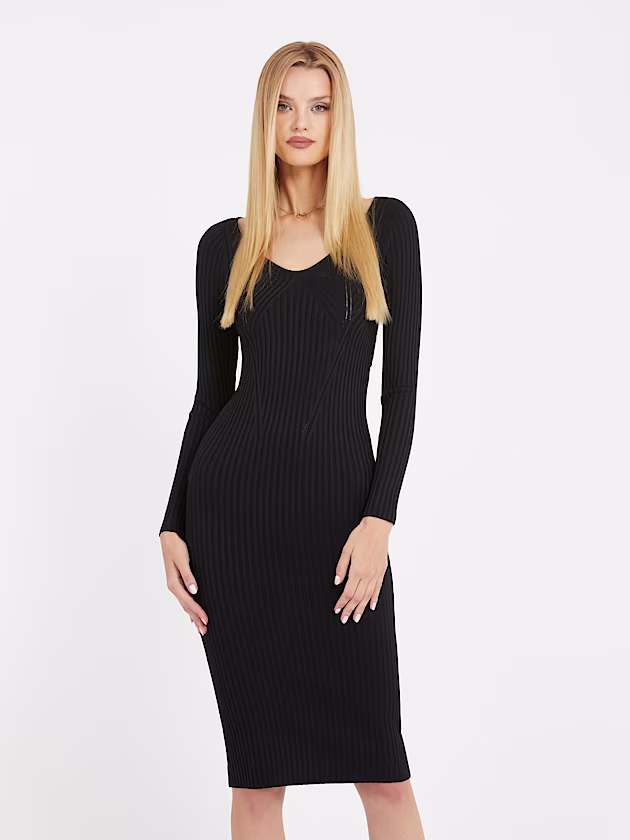 Back cut-out sweater dress - GUESS