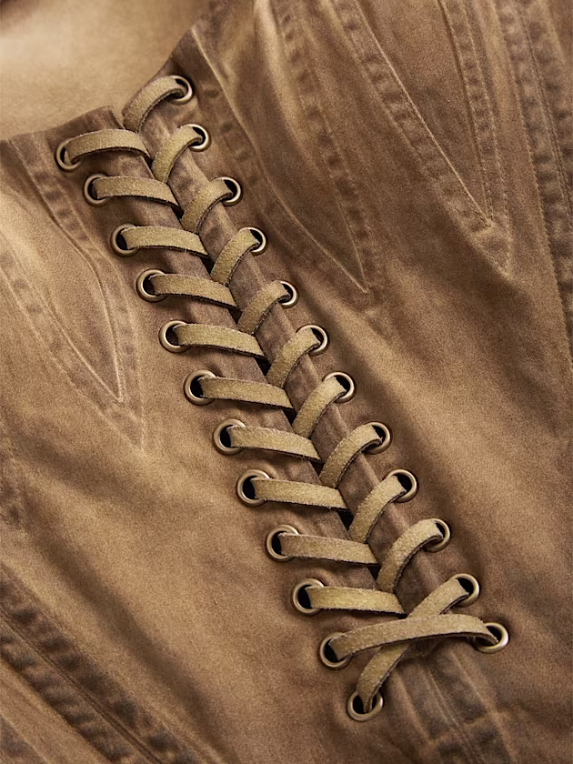 Lace-up mini dress - GUESS