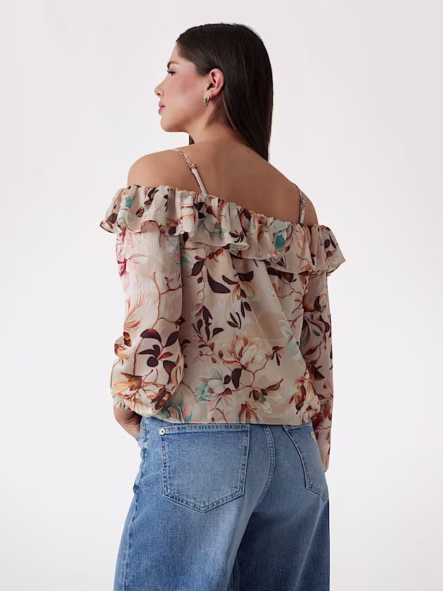 Printed chiffon blouse - GUESS