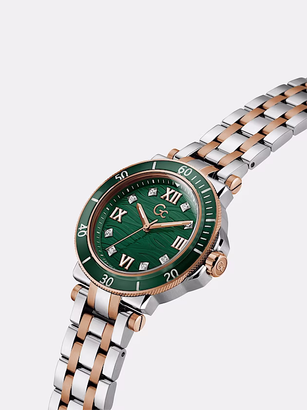 GC analogue quartz watch in stainless steel - GUESS