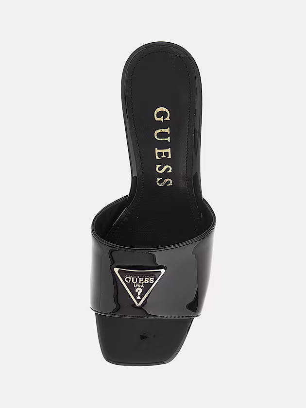 Lusine patent sandal - GUESS