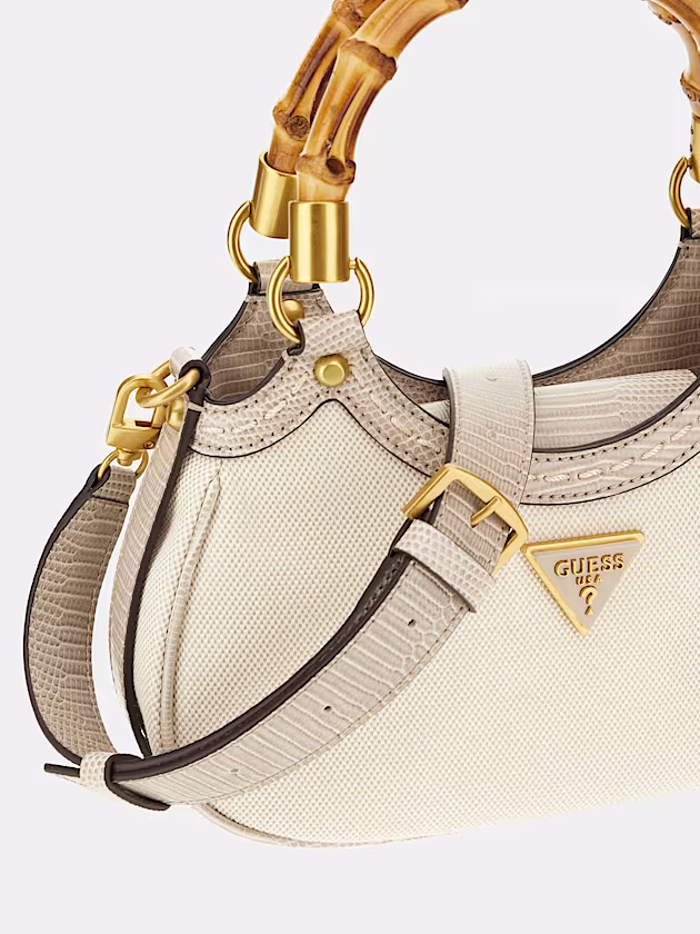 Zabry Bamboo Handle Handbag - GUESS