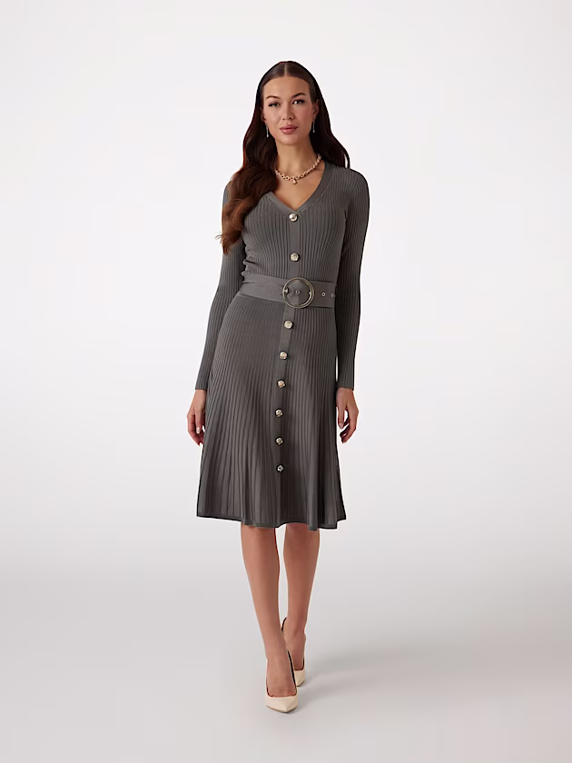 Marciano ribbed midi sweater dress - GUESS