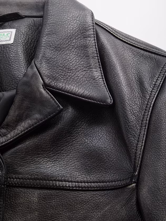 Genuine leather jacket - GUESS