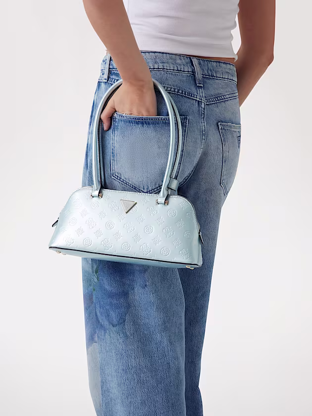 Arnela 4G Peony Logo Shoulder Bag - GUESS