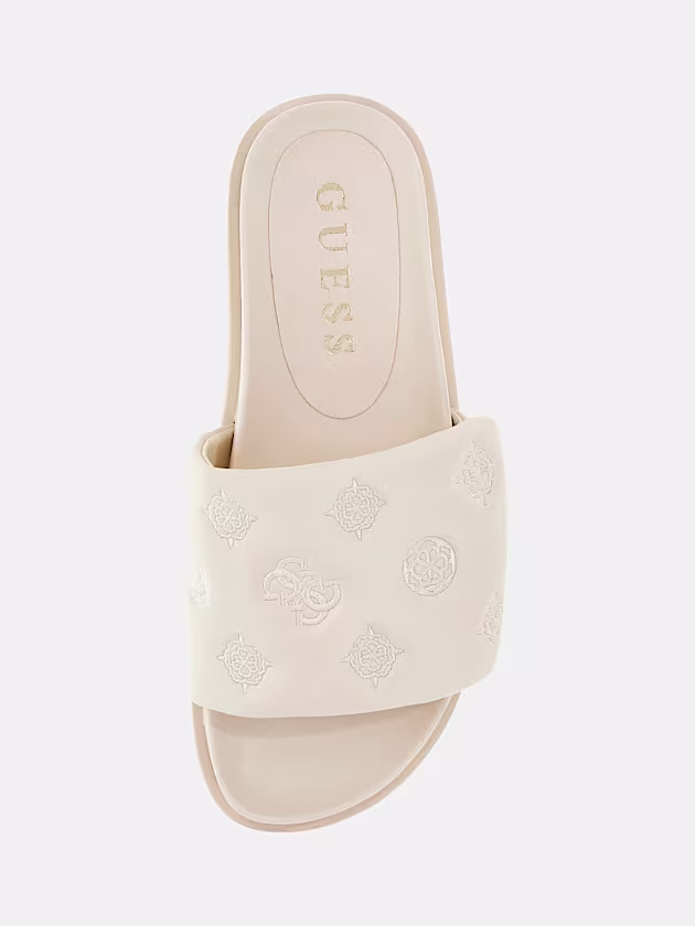 Fabio 4G peony logo sandal - GUESS