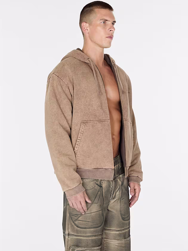 Hooded zip sweatshirt - GUESS