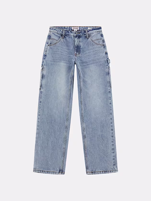 High rise relaxed denim pant - GUESS