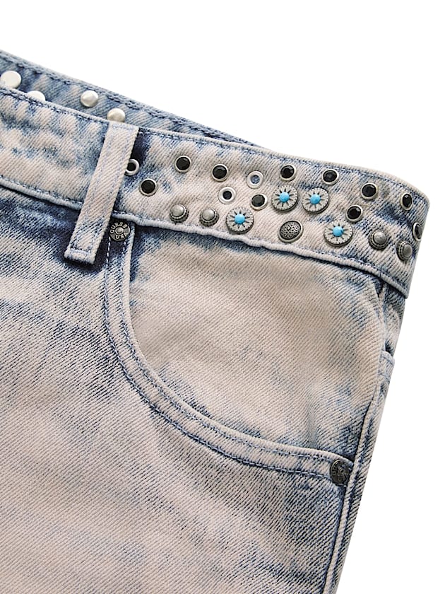 Mid rise flare denim pant - GUESS