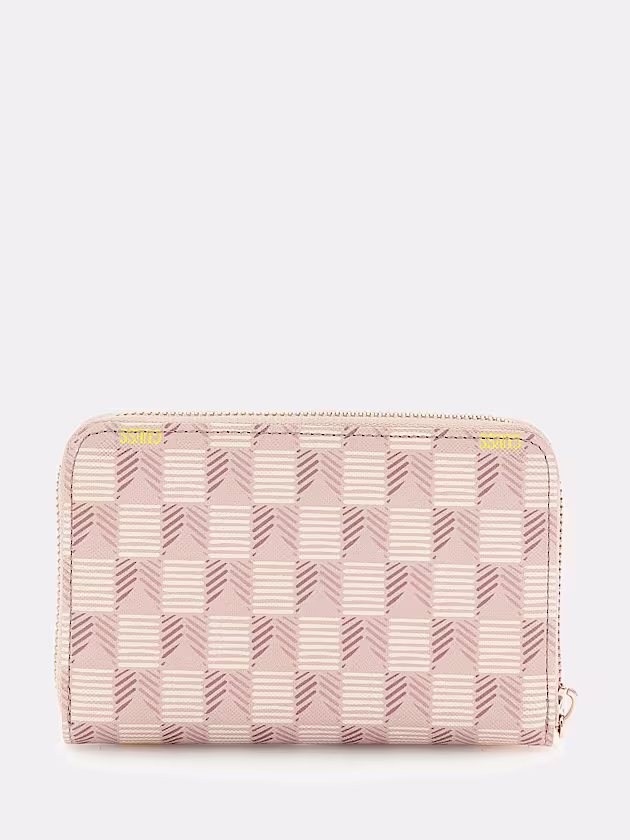 G Wave geometric-print mini wallet - GUESS