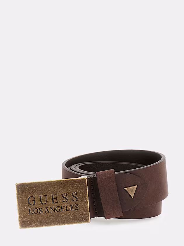 Algarve Genuine Leather Belt - GUESS