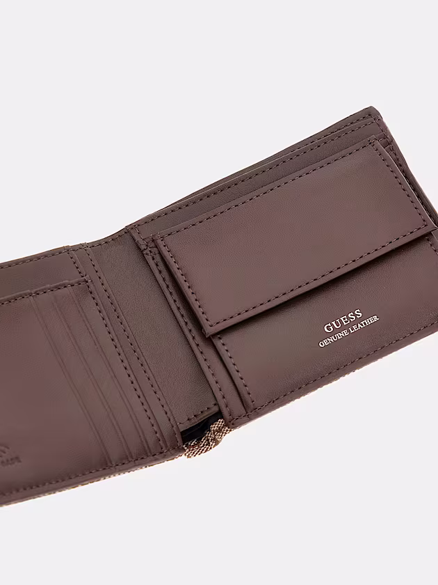 Madrid 4G logo print wallet - GUESS