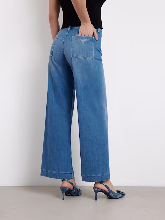 Dakota wide leg denim pant - GUESS