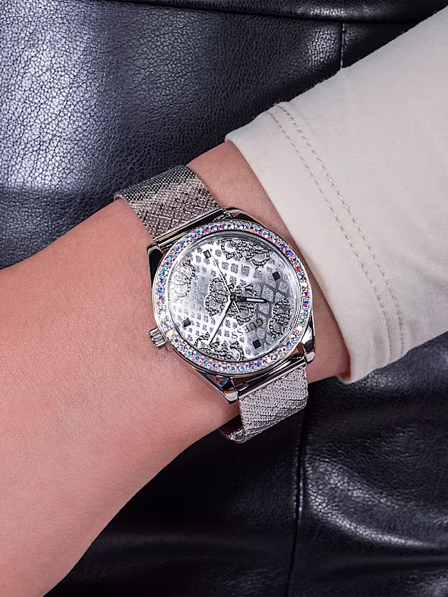 Crystal analogue watch - GUESS