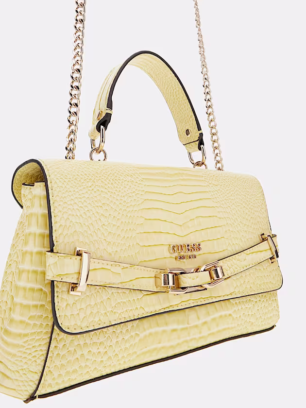 Silvye croc-print crossbody - GUESS