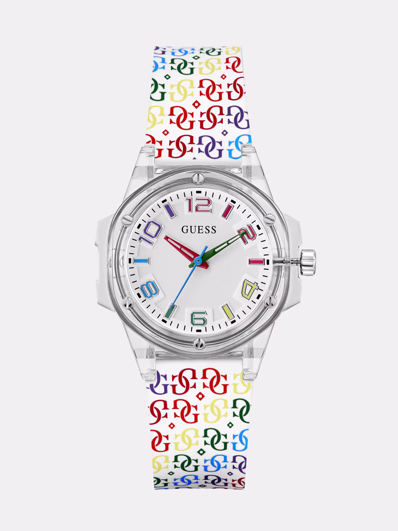 Silicone analogue watch 34 mm - GUESS